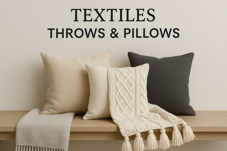 Throws & Pillows | Minimal Textiles