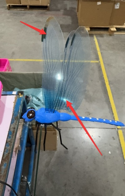 Simulation Dragonfly Grass Garden Decoration Clips