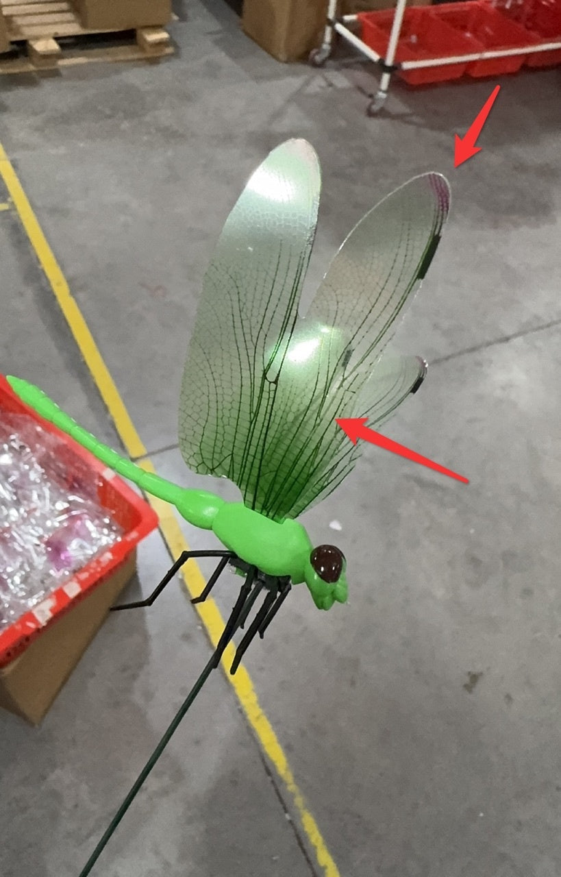 Simulation Dragonfly Grass Garden Decoration Clips